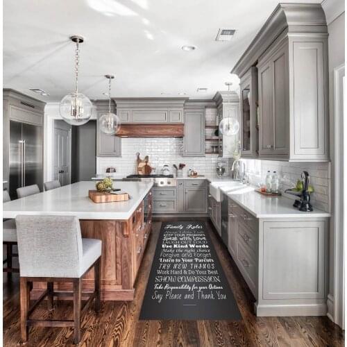 Family Rules Rug, Washable carpet, Fan carpet. Anti-slip floor rugs, Area Rugs, Kitchen Carpets,Funny Rugs,Home Decor Carpets