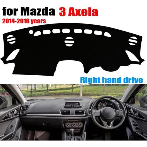 Car dashboard cover mat for MAZDA 3 3th AXELA 2014-2016 Right hand drive dashmat pad dash mat covers auto dashboard accessories