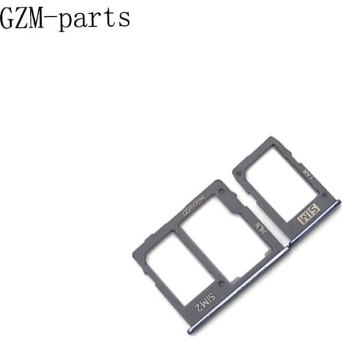 GZM-parts 3pcs/lot Dual Single Sim Tray For Samsung Galaxy J6 Plus J4 Plus 2018 Sim Card Tray Holder Replacement Repair Part