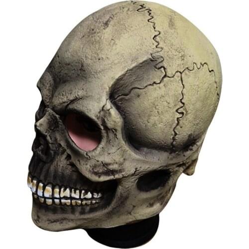 Halloween Skull Latex Mask Zombie Horror Face Masks Scary Mask Headgear