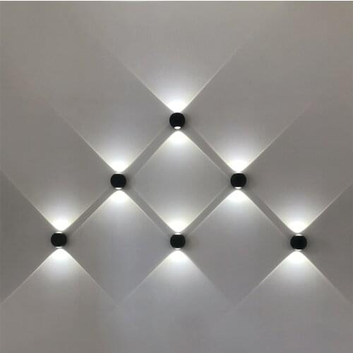 6W LED Outdoor Round Ball Waterproof Wall Lamp Indoor Room Decoration Porch Aisle Bedroom Living Room Aluminum Wall Lamp LP32