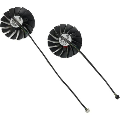 2pcs/Set RTX2080 2080S 2080Ti GPU Cooler 90MM(85MM) PLD09215B12H Graphics Card Fan For MSI RTX2080 RTX2080S VENTUS Video Cooling