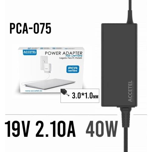 PCA-075 Samsung 19V 2.1A 3.0*1.0mm 40W laptop charger