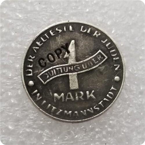 Poland : 1 MARK 1943 GETTO Juden COPY