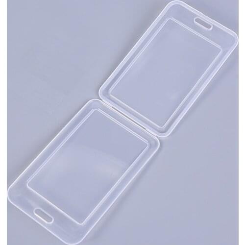 Transparent PVC Card Holder Unisex Bank Identity Bus ID Card Holder Case Business Credit Card Cover Wallet Bag Fashion Kids Gift