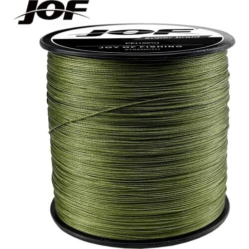 JOF Carp Fishing Line 8 Strands/4 Strands 500M/300M/100M Braided Multifilament PE Cord Janpan Material 10-120LB
