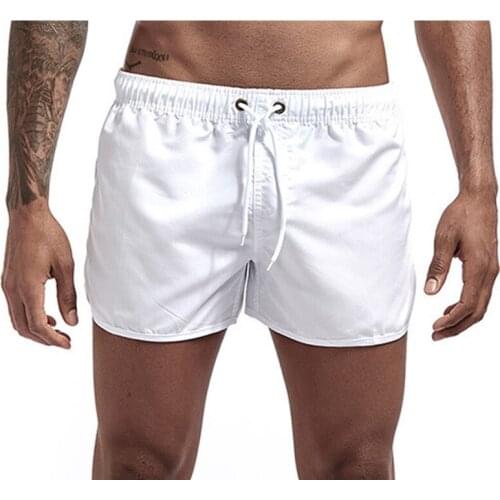 Swimsuit Fashion Beach Shorts Men Beach Swimming Trunks Summer Boxer Board Shorts Fashion Sports Shorts White Mens Clothing