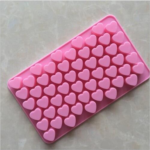 Mini Silicone Hole Heart Shape Silicone Mold For Candy Chocolate Cake Mould Baking DIY Ice Tray Food Safe Kitchen Accessories