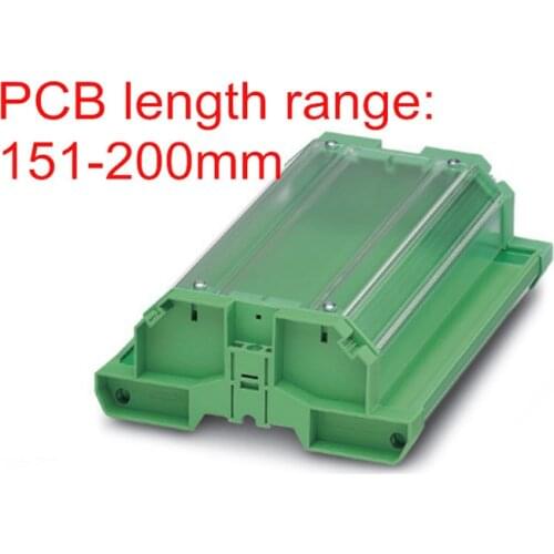 UM122 profile with cover 151-200mm PCB housing, PCB din rail ,PCB carrier,PCB control board holder