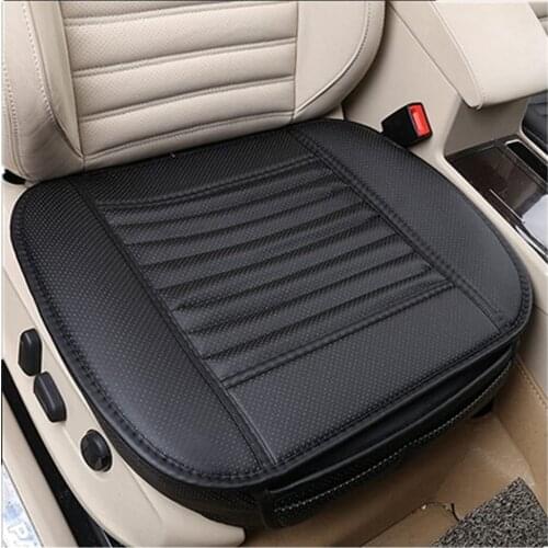 UniversalCar Seat Cover Breathable PU Leather Bamboo Car Seat Cover Cushion Pad For Auto Supply Office Chair Seats Mat Cover Pad