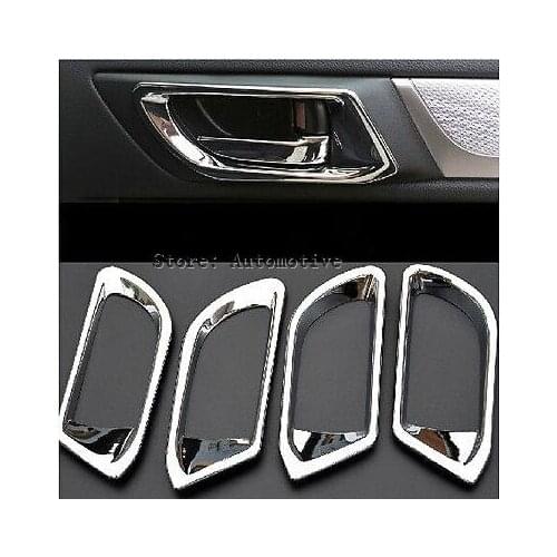 Inner Interior Door Handle bowl cover trim 4pcs for Subaru Outback 2015 2016 2017 2018