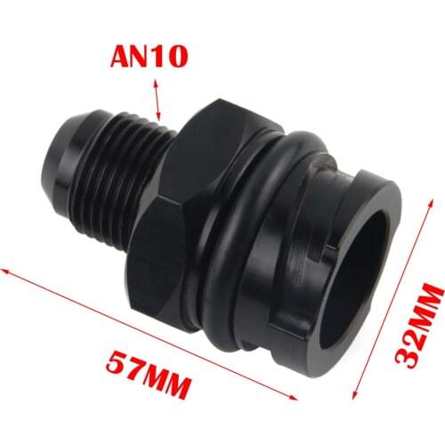 Billet Black Valve Cover Oil Cap w/ AN8 AN10 Fitting for Chevrolet LSX LS1/LS6/LS2/LS3/LS7 qt3080