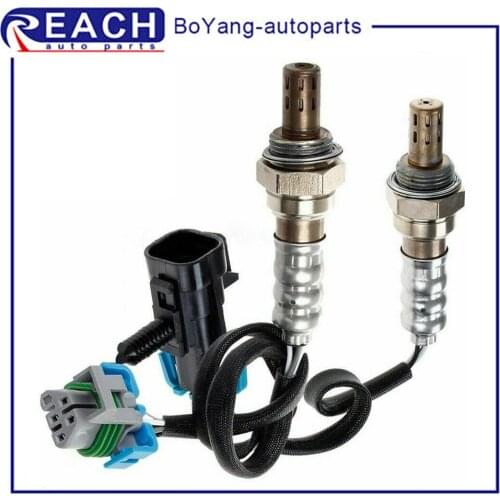 2pcs O2 Oxygen Sensor 4 Wires Upper Upstream Downstream Replacement for Chevrolet Malibu Equinox Saturn Sky Vue 2.4L 234-4242