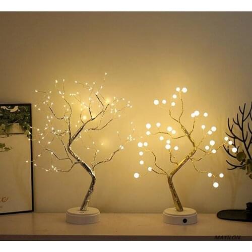 36/108 Gypsophila Lights LEDS Night Light Pearl Bonsai Table PC Touch Tree Light Home Party Wedding Indoor Christmas Decoration