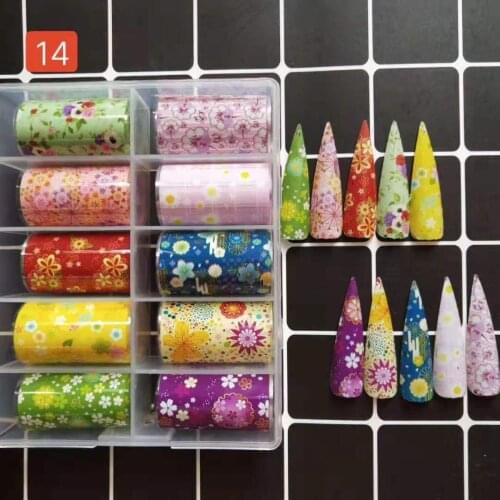 4x100cm Nail Foil Nail Art Sticker Nail Decal Image Transfer Starry Sky Paper Colorful Nail Transfer Foils For Women Fingernail
