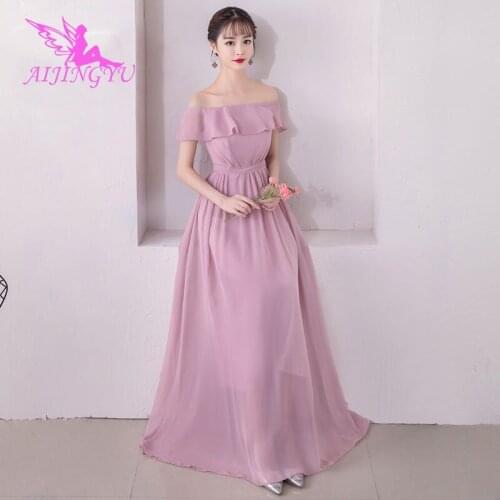 AIJINGYU 2021 2020 girl sexy bridesmaid dress wedding guest formal dresses BN638