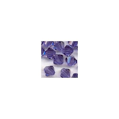 Free Shipping, 720pcs/Lot 4mm tanzanite color Chinese Top Quality Crystal Bicone Beads