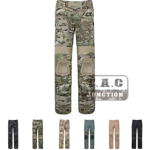 Emerson BDU G2 Tactical Combat Pants Emersongear CP Style Battlefield Training Military Trousers Assault Uniform with Knee Pads