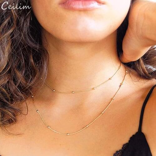 Ceilim Silver Chokers