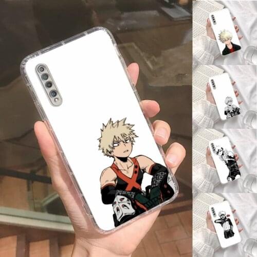 My Hero Academia deku bakugou Phone Case Transparent For Xiaomi Redmi note 3 9 7 4 8 8T 10 CC9E 11ULTRA T lite PLAY pro 4G 5G