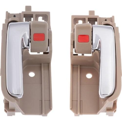 For Toyota Corolla 2003 2004 2005 2006 2007 2008 2009 69205-02090 69206-02090 Beige chrome Left Right Inner Inside Door Handle