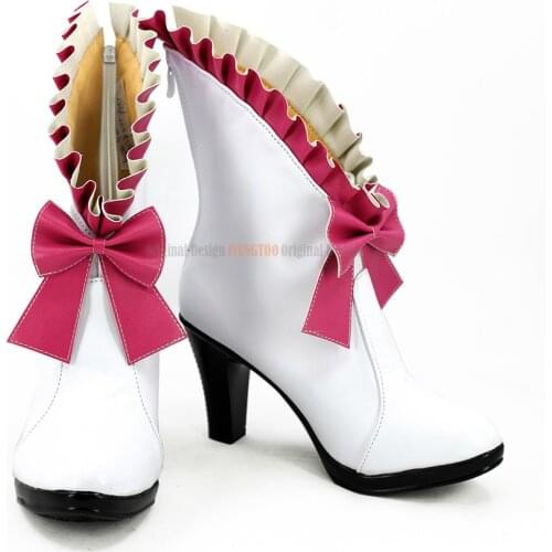 FGO Tohsaka Rin Cosplay Fate Grand Order Tohsaka Rin Cosplay Boots White Shoes Custom Made
