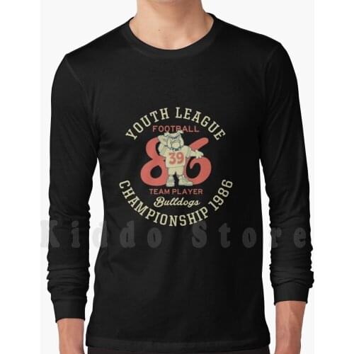 Bulldogs Jugadores Del Equipo De Fútbol De Juvenil Hoodies Long Sleeve Youth League Football Team Player