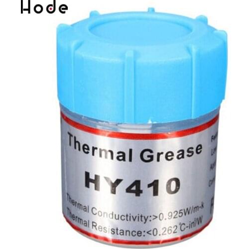 HY410 10g Syringe Thermal Grease gray CPU Chip Heatsink Paste Conductive Compound ABS Cooling Radiator Cooler флюс для пайки