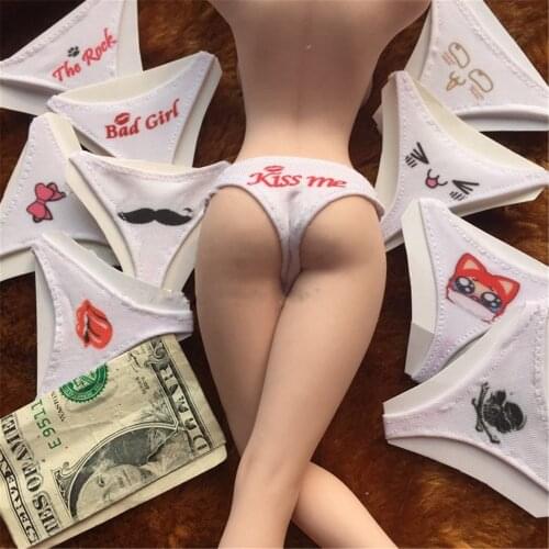 1/6 scale female girl woman sexy lady clothing underwear set underpants bikini clothes thong set for 12" PH doll figures body
