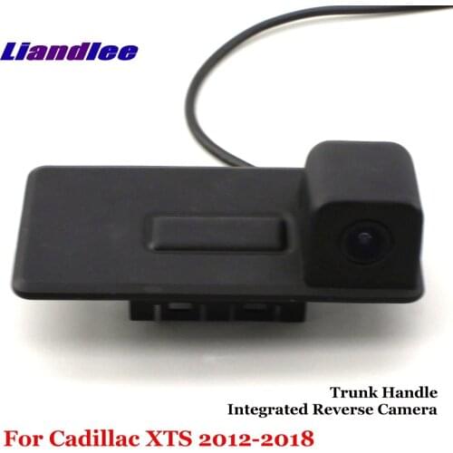 Liandlee Car Reverse Camera For Cadillac XTS 2012-2018 Rear View Backup Parking Trunk Handle Integrated HD CCD SONY CAM