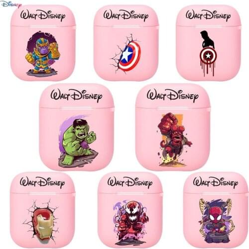 2021 Disney new Marvel authentic Silicone Bluetooth Wireless Earphone Case for AirPods Protective Cover Skin Accessories Pods Ch