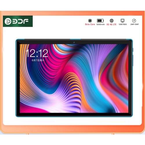 Android Tablet 10.1 Inch Android 9.0 Tablet Octa Core 2GB RAM 32GB ROM 3G 4G Network AI Speed-up Mobile Phone Call Tablets PC