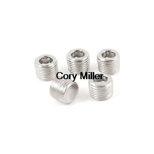 Air Pneumatic 1/8" PT Male Thread Internal Hex Head Pipe Plugs
