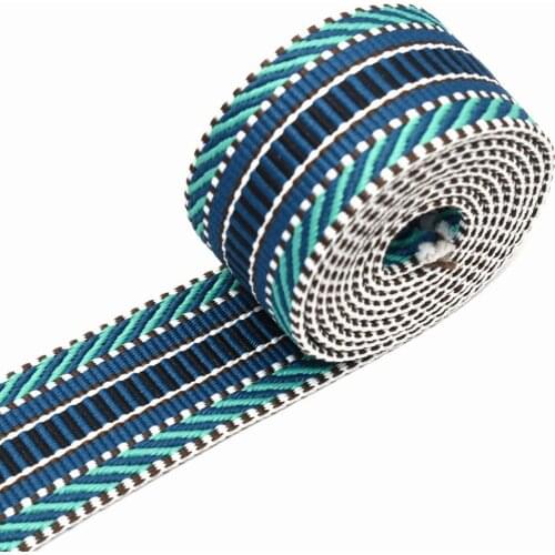 1.5" Ethnic Pattern Webbing Fabric Belt Canvas Webbing Jacquard Ribbon Bag Webbing for DIY Garment Textile Sewing Accessories