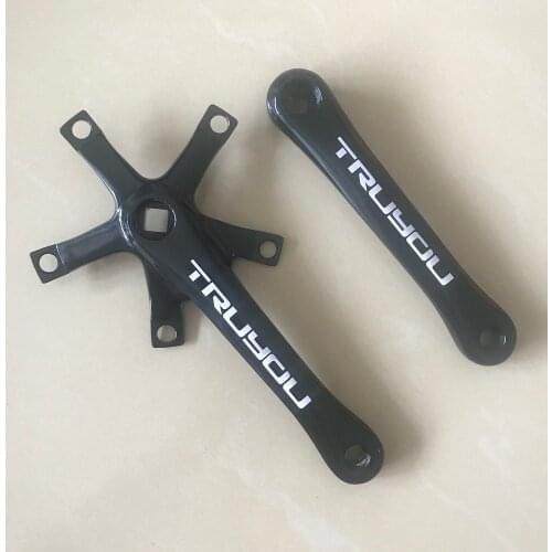 Bicycle Crank 130 BCD Crankset 170mm Length BMX Parts Folding Bike Road Arms 5 Nail Glossy Aluminum Alloy Ultra-Light CNC