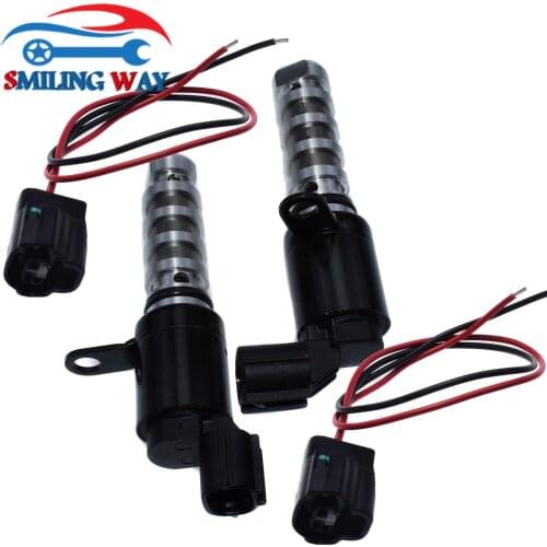 Intake Exhaust Variable Timing Solenoid Valve & Harness Connector For Hyundai Sonata Tucson & Kia Optima Sorento Sportage Forte