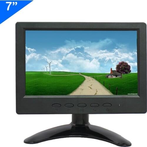 ZHIXIANDA 7 Inch 1024*600 With BNC HDMI AV VGA USB Input CCTV LCD Monitor