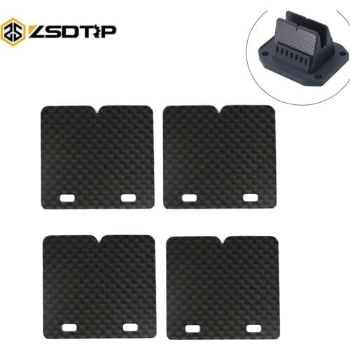 ZSDTRP Motorcycle Intake Reed Valve For Honda CR 80/85 Motocross Dit Pit Bike Carbon Fiber Flex Dual Stage Intake Reed Valve Pad