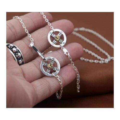 2mm Eagle Necklace 100% Real S925 Chain fashion vintage necklace pendant women men Japan Brand jewelry goro takahashi G26