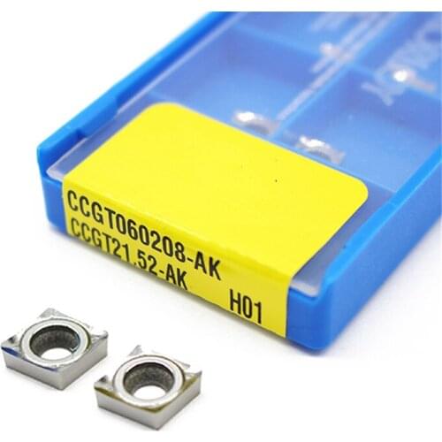 20pcs CCGT060208 AK H01 CCGT0 60208 Aluminum cutter blade Insert Cutting Tool turning tool CNC Tools AL +TIN Alloy wood