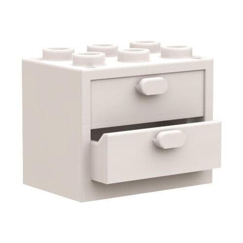 4PCS Drawer Building Blocks Compatible Major Brand Kids Toys 92410 4536 Early LearningMOC Education Gifts