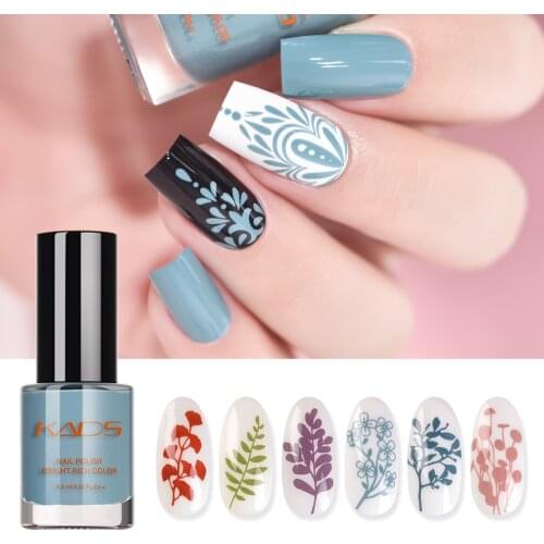 9.5ml Nail Art Stamping Polish 39 Pure Pearl Colors Nail Art Stamp Polish Lacquer Gold Varnish for Manicure Stamping Plates