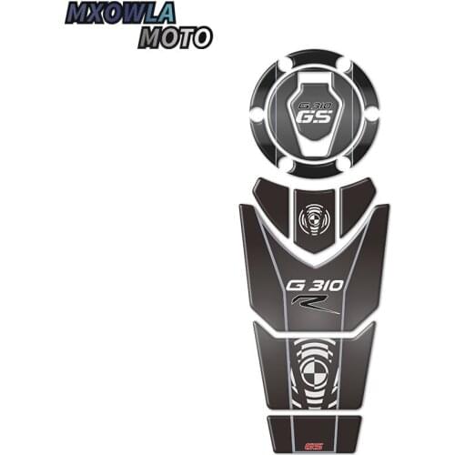 G310GS Motorcycle Accessories Real Tank Pad Gas Fuel Sticker Moto Decal Emblem Protector For G310 GS 1 Set