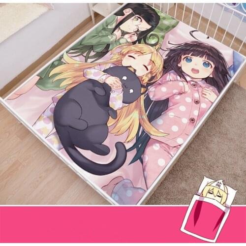 Anime Cartoon The Ryuos Work is Never Done Mattress Cover Fitted Sheet Fitted cover bedspread counterpane