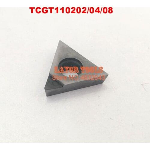 Free shipping 2PCS TCGT110202TCGT110204/TCGT110208 CBN Diamond inserts ,Carbide Milling Inserts,Turning Milling Cutting Tools