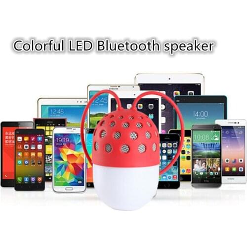 Bluetooth Speaker Colorful LED Light Outdoor Waterproof Sound Portable Wireless Lantern sound box Fireflie Audio Stereo Speakers