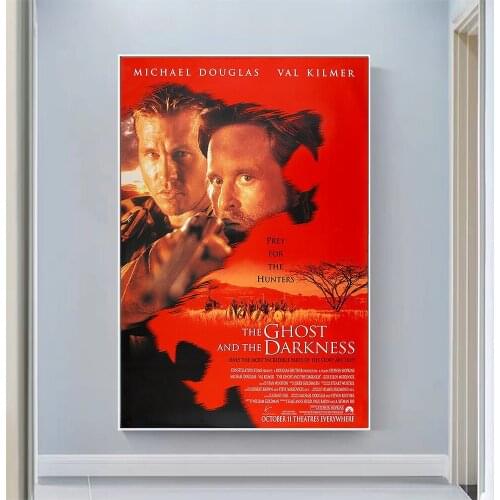 CP1155 The Ghost And The Darkness (2) Classic Hot Movie Print Silk Fabric Poster Indoor Wall Art Decor Gift