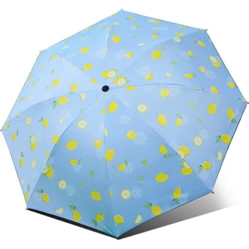 Rain Gear Umbrella Rainy Season Folding Umbrella Travel Parasol Folding Rain Windproof Umbrella Folding Anti-UV Sun/Rain