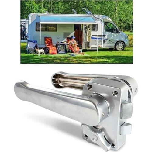 RV Toilet Door Lock Bathroom Door Lock RV Caravan Boat Latch Handle Knob Locks For Furniture Hardware