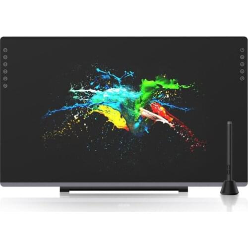 HUIYOU 22 Pro 21.5 Inches HD Computer Drawing Screen Graphics Drawing Tablet with Stand and 8192 Levels Battery-free Pen - Black